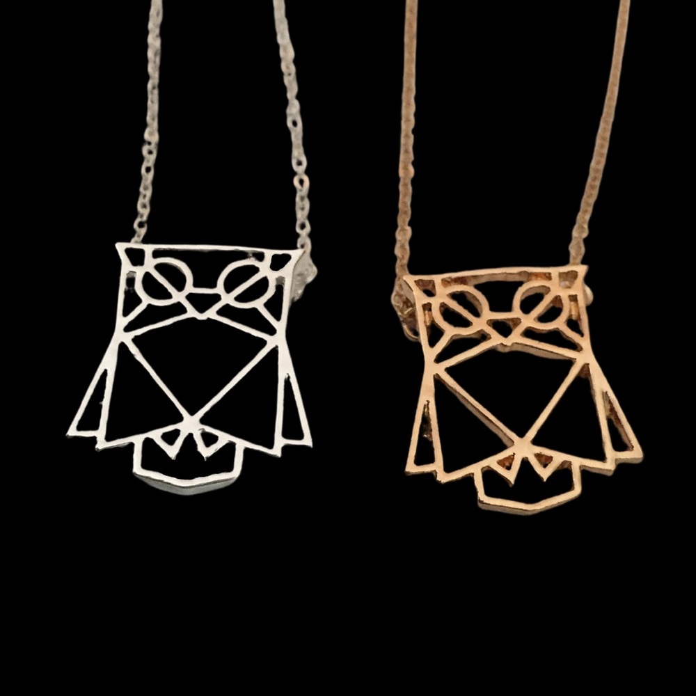 Cute Origami Owl Delicate Dainty Necklace Gold  or Silver Tone Cablelink Chain